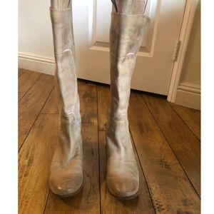 Frye Paige Tall Riding Boot in Tan, Size 8.5